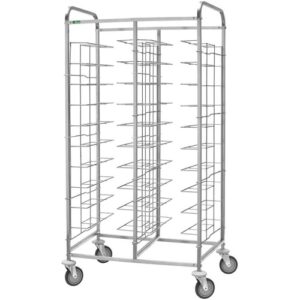 CARRELLO INOX PORTAVASSOI FILO  CA1465  20 VASSOI
