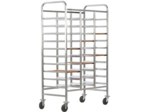 CARRELLO INOX PORTAVASSOI RINFORZATO  CA1471R  30 VASSOI