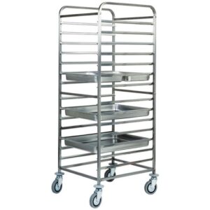 CARRELLO INOX PORTATEGLIE 14xGN2/1 o 28xGN1/1   CA1476