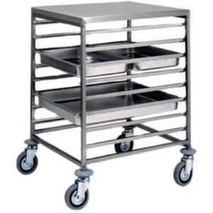 CARRELLO INOX PORTATEGLIE 8xGN2/1 o 16xGN1/1   CA1477