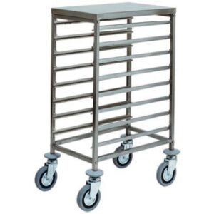 CARRELLO INOX PORTATEGLIE 8xGN1/1   CA1478