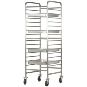 CARRELLO INOX PORTATEGLIE RINFORZATI 14xGN2/1 o 28xGN1/1   	CA1486R
