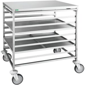 CARRELLO INOX PORTATEGLIE PASTICCERIA  8xT.80x60/16xT.60x40   CA1493