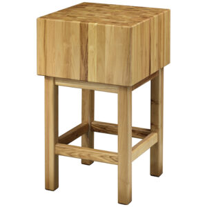 Ceppo in legno e sgabello CCL25