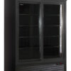 Vetrina frigo bibite ventilata 912 L CL 1300 V2GC SL BLACK – 2 porte scorrevoli – 0°C/+10°C – L133×P64,5×H202,3 cm