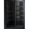 Vetrina frigo bibite ventilata 495 L CL 801 V2GC SL BLACK – 2 porte scorrevoli – 0°C/+10°C – L94×P56×H198,3 cm