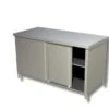 Tavolo armadiato inox Ristopro DSTAX7 senza alzatina | profondità 70 cm