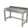 Tavolo inox Ristopro DSTGSR6A senza ripiano, con alzatina | profondità 60 cm