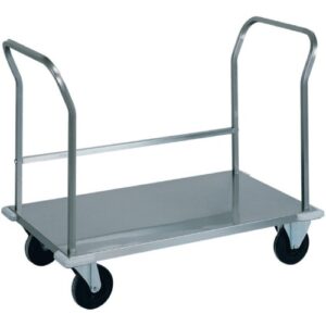 Carrello Inox per Trasporto Pesante  CPB1472  cm 61x110x85