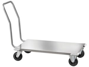 Carrello Inox per Trasporto Pesante CPB1474  cm 61x122x90