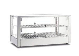 VETRINA RISCALDATA DA BANCO - CRH 70.2 - Temp. +30°C/+90°C - Dim. cm L70xP40x37,2h