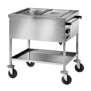Carrello bagnomaria Forcar CT1758TD | 2 GN1/1 | temperature differenziate
