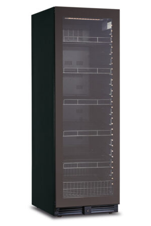 VETRINA VERTICALE FRIGO BIBITE E VINI POSITIVA VENTILATA - CV 180 BEV - TN 425 LITRI - Temp.  0°/+10°C  – Dim. cm. L59,5xP70xh180