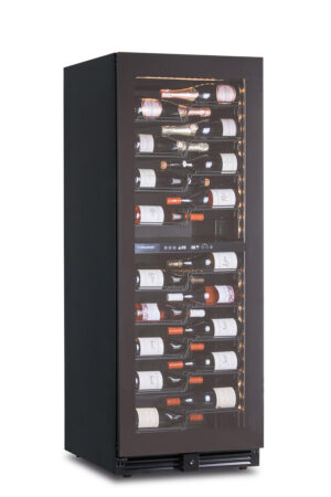 CANTINETTA - VETRINA FRIGO VINI VENTILATA 2 TEMPERATURE 104 BOTTIGLIE - TN 382 LITRI - Temp. (+2°C/+12°C) e (+12°C/+20°C)  Dim. cm. L59,5xP69xh160