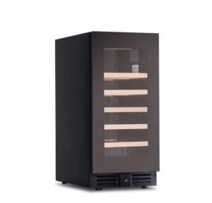 CANTINETTA - VETRINA FRIGO VINI VENTILATA 28 BOTTIGLIE - TN 88 LITRI - Temp. +2°C/+20°C - Dim. cm. L38xP57,8xh82