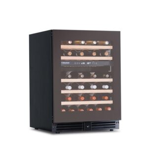 CANTINETTA - VETRINA FRIGO VINI VENTILATA 2 TEMP. 46 BOTTIGLIE - TN 148 LITRI -  Temp. (+2°C/+12°C) e (+12°C/+20°C) Dim. cm. L59,5xP57,3xh82