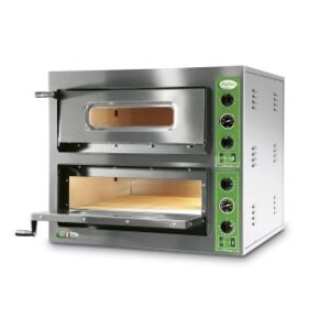 FORNO PER PIZZA INOX 8 PIZZE Ø36 CM - B8+8