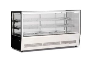 VETRINA RISCALDATA DA BANCO - DLH 90 - Temp. +30°C/+80°C - 160 Lt - Dim. cm L90xP53x73h