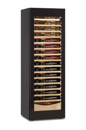CANTINETTA - VETRINA FRIGO VINI VENTILATA 112 BOTTGLIE - TN  318 LITRI - Temp. +2°C/+20°C - Dim. cm. L59,5xP55xh180