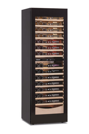 CANTINETTA - VETRINA FRIGO VINI VENTILATA 2 TEMPERATURE 110 BOTTIGLIE - TN 318 LITRI  - Temp.  (+2°C / +12°C) e (+12°C / +20°C)  Dim. cm. L59,5xP55xh180