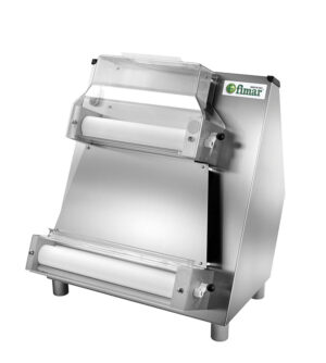 Stendipizza in Acciaio Inox FIP42N - 2 Rulli Paralleli Cm 42 - Diametro Pizze Cm  40