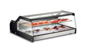 VETRINA FRIGO REFRIGERATA DA BANCO PER ESPOSIZIONE PESCE - Mod. FISHOW 100 - Temp. +2°C/+12°C - Dim. cm L101,4xP87,4x41,9h