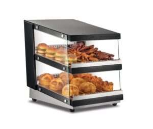 VETRINA RISCALDATA DA BANCO - FOOD 60 - Temp. +30°C/+90°C - 171 Lt - Dim. cm L60xP70,3x70,4h