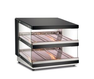 VETRINA RISCALDATA DA BANCO - FOOD 80 - Temp. 30°C-90°C - Dim. cm L80xP70,3x70,4h