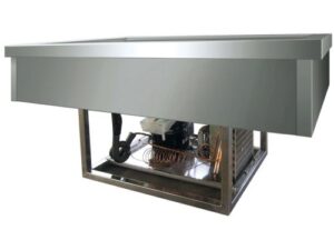VASCA INOX REFRIGERATA INCASSO 4x1/1   G-VRI411F  Temp. -5 °C/+5°C