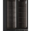 Vetrina frigo bibite ventilata 879 L ICOOL 110 BLACK – 2 porte – 0°C/+10°C – L113×P72×H202,3 cm