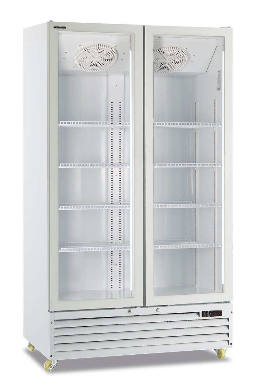 Vetrina frigo bibite ventilata 879 L ICOOL 110 WHITE – 2 porte – 0°C/+10°C – L113×P72×H202,3 cm