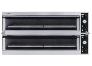 Forno elettrico per pizza Prismafood - Mod. TRAYS 99 D-GLASS - 9+9 pizze da 35 cm