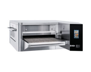 Forno a tunnel elettrico a nastro per pizza Prismafood - Mod. TUNNEL C50 - Fino a 86 pizze per ora