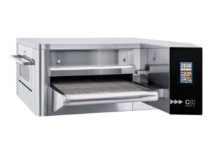 Forno a tunnel a gas a nastro per pizza Prismafood - Mod. TUNNEL C80 GAS - Fino a 206 pizze per ora