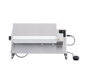 Stendipizza - Dilaminatrice Prismafood - Mod. DMA 500/1 - monorullo orizzontale con pedale - Diametro Pizza  26-45 cm