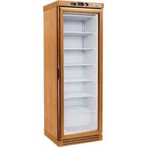 CANTINETTA – FRIGO VINI STATICO IN LEGNO – Mod. KL2791FN – Temp. -18°C/-22°C – Dim. cm L64xP61xh186