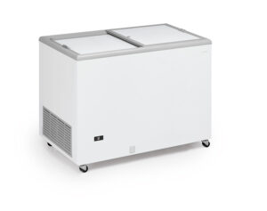 POZZETTO CONGELATORE CON COPERCHIO SCORREVOLE - KYLA 300 ST - BT 304 Litri - Temp. -25°C -18°C - Dim. cm L106,3xP67xh89,5