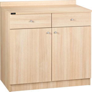 Mobile di servizio in legno – 2 cassetti portaposate – 2 sportelli – Dim. cm 90x48x95h