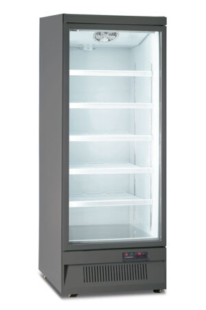 Armadio frigo positivo ventilato Klimaitalia MR 75 TN1 GRY – 1 porta vetro – 614 L lordi – +1/+10°C – L75xP71xH200,3 cm
