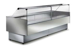 VETRINA FRIGO ORIZZONTALE REFRIGERATA POSITIVA GASTRONOMIA E PASTICCERIA - SERIE M PROFONDITA' 90 – TN - Temp. +2°C/+5 °C