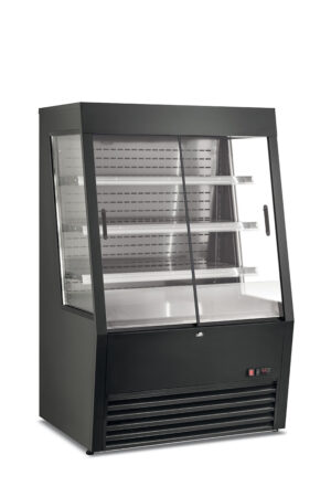 VETRINA REFRIGERATA VENTILATA - Mod. OPEN 400 - Temp. +2°C/+10°C - Dim. cm L91,8x79,2x145,9h