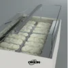 ORION CUBITO G6 - Vetrina orizzontale Gelateria professionale 12 Gusti - Temp.-18°/-20° Dim. Cm 113x104,5x123h