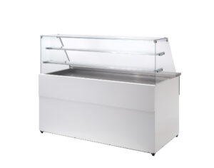 VETRINA FRIGO ORIZZONTALE DROP IN REFRIGERATA POSITIVA GASTRONOMIA E PASTICCERIA 2 MENSOLE – PROF. 94 H138,4 Cm  – TN – Temp. +2°C/+6 °C