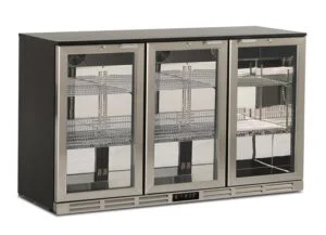 FRIGO BIBITE SOTTO BANCO STATICO - S 285 XH - Temperatura 0°C/+10°C - Dim. cm. L135xP53xh83,5