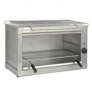 Salamandra Mec - Mod. SAL 3 - 2 Posizioni - Griglia Superiore per Scaldapietanze - Dim. cm L75xP36xh43 - Monofase