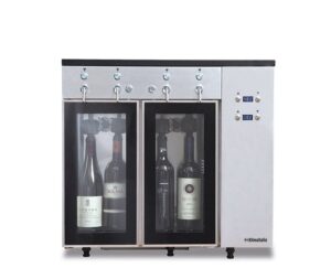 AZOTATRICE - MOD. SOMMELIER 4 - porta in vetro - 4 Bottiglie -  Temperatura +4°C/+18°C