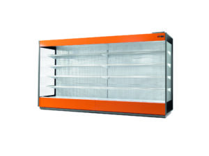 ESPOSITORE MURALE REFRIGERATO STROMBOLI PER SALUMI E LATTICINI (Predisposto Per Motore Esterno) - PROFONDITÀ 90 Cm