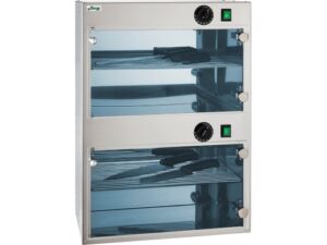 Sterilizzatore Universale a Raggi UV  2 Compartimenti SUVN2P  cm 51x28x70