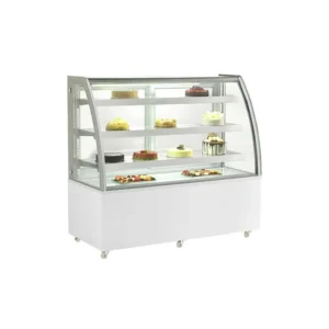VETRINA FRIGO POSITIVA PASTICCERIA 4 LATI VETRI - MOD. TIFFANY 1530 - Temp.+2°C/+8°C – Dim. cm. L152,5xP68xh141