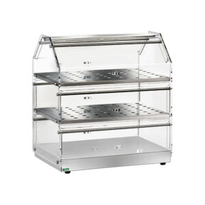 VETRINA NEUTRA DA BANCO porta brioches e croissant - Dim. cm 50x35x50h